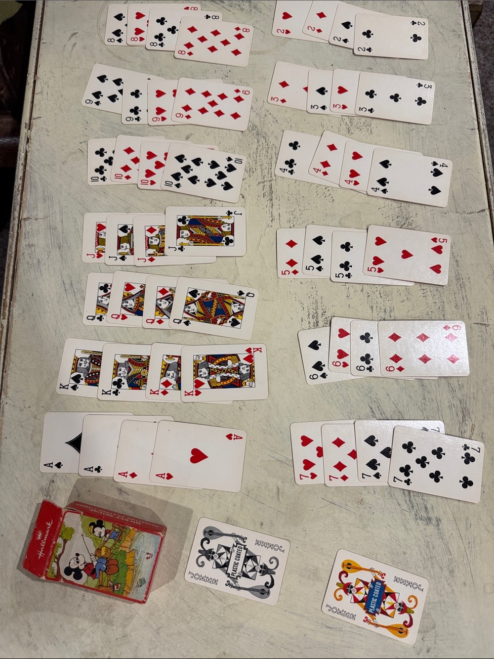 Disney Playing Cards - White, Red, Black